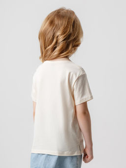 КР 301995/айвори фуфайка (футболка) для дев - Crockid фото 3