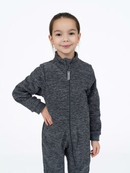 Комбинезон детский флисовый темносерый