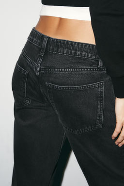 TRF LOW-RISE WIDE-LEG JEANS - Zara фото 15