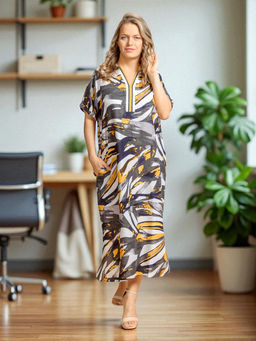 Платье (вискоза) №25-593-1 (Лето 2025)