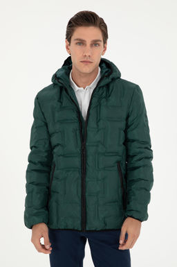 Мужское темно-зеленое пальто Неожиданная скидка в корзине - U.s. polo assn фото 3