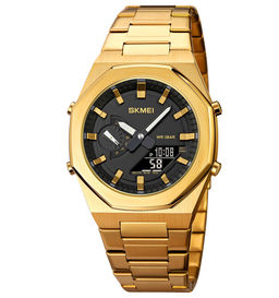 Часы наручные Skmei мужские электронные спортивные 1816gold-black