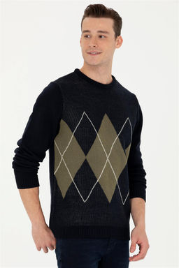 U. S. Polo Assn Мужской темно-синий свитер