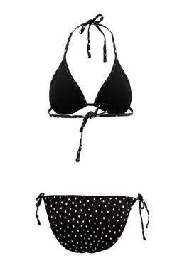 Puantiyeli Ucgen Kapl? Normal Bel Regular Bikini Tak?m? TBESS23BT00005