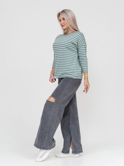 Лонгслив Николь Хлопок 95%, лайкра 5% тельняшка - Ивассорти фото 33