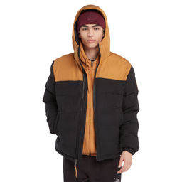 Куртка Timberland Jacket Hood Puffer оранжевая  фото 4