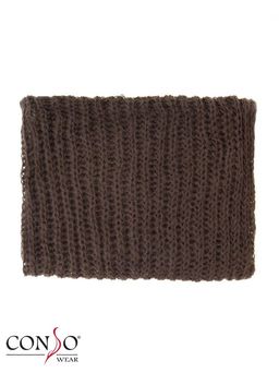 KN180334 - коричневый Шарф женский. Размер 40х60 см - Conso фото 4