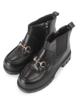 01-FR19-2 BLACK Ботинки демисезонные женские