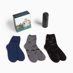 Набор подарочный KAFTAN Если че, носки 3 пары, размер 41-44 (27-29 см), термос фото 13