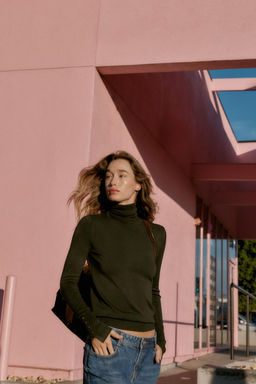 BASIC PLAIN KNIT JUMPER