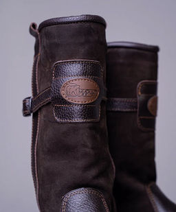 Монголки высокие коричневые, войлочная подошва - Мирунт фото 18