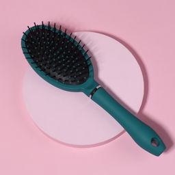 Расчёска массажная, 7.5×24.5 (±1) см, бирюзовая