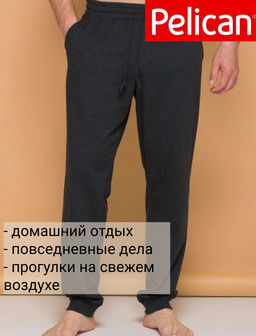 PELICAN, брюки мужские, Черный