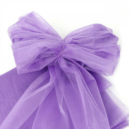 Фатин Кристалл средней жесткости блестящий арт.K.TRM шир.300см, 100% полиэстер цв. 21 К уп.5м - сиреневый