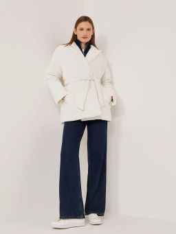 Куртка с поясом - Emka фото 2