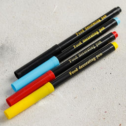 Пищевые фломастеры для украшения десертов Love, 4 шт.