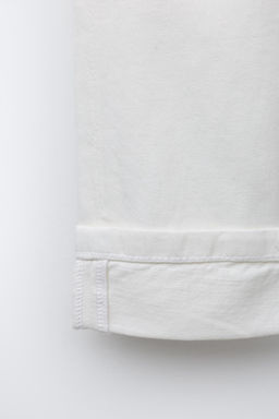 JEANS STRAIGHT ROTOS / Blanco - Zara фото 4
