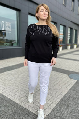 Джемпер Rumoda 2152 черный/дл.рукав  фото 6