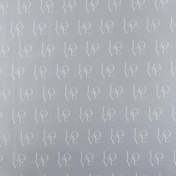 Плёнка для цветов упаковочная матовая «Любовь» 0.7 х 8 м, 40 мкм