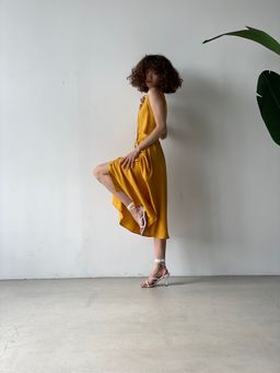 Платье, как из к/ф Красотка, в цвете манго - Martichelli фото 6