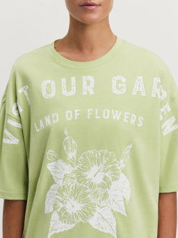 Футболка оверсайз с принтом / Zarina  фото 7