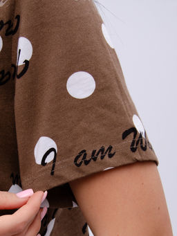 Халат "Рената" круги, трикотаж