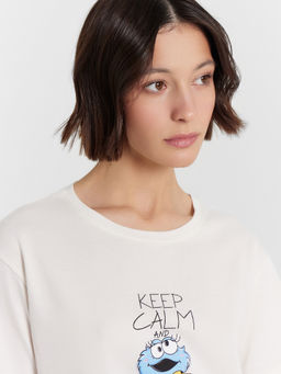 Пижама женская с принтом Cookie Monster