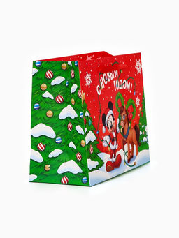 Цена за 2 шт. Пакет подарочный С Новым годом!, MS 23 ? 18 ? 10 см