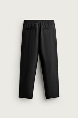 PANTAL?N RELAXED FIT 100% LYOCELL / Negro - Zara фото 8