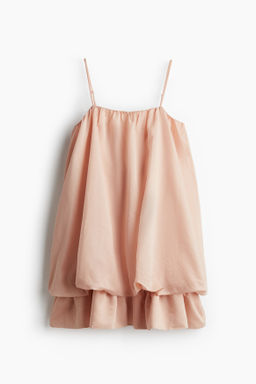 Vestido con bajo burbuja