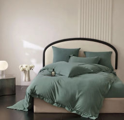 КПБ Mency Winni Бархатный Сатин на резинке по кругу MENBSR15 Евро