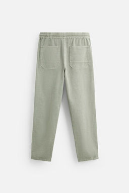 COTTON - LINEN TROUSERS - Zara фото 7
