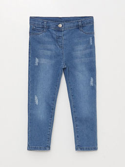 Basic Slim Fit K?z Bebek Jean Pantolon