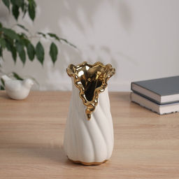 Ваза Икер, 19?9 см, керамика, белая