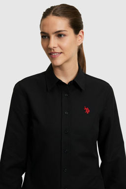 Kad_n Siyah Uzun Kollu Basic G_mlek - U.s. polo assn фото 2