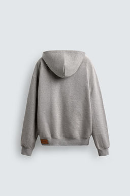 ZIP-UP HOODIE WITH LABEL - Zara фото 8
