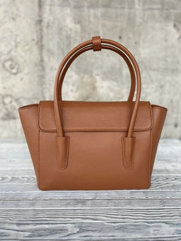 Женская кожаная сумка с клатчем 509286 Браун