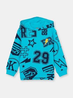 CRB wear/CSKB 63025-40-303 Толстовка для мальчика, бирюзовый/Ex.Cherubino