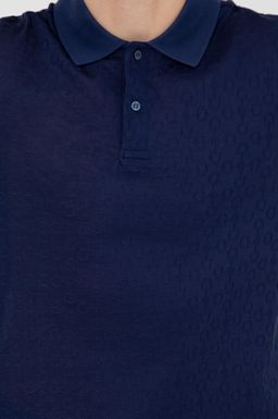 U. S. Polo Assn Мужская темно-синяя футболка с воротником-поло - U.s. polo assn фото 6