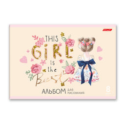 Светоч 8АЛСК4_1_3_9 Альбом для рисования 100 г/м2 A4 29 х 20.5 см 20 шт. на скобе 8 л. 000682 Маленькие радости