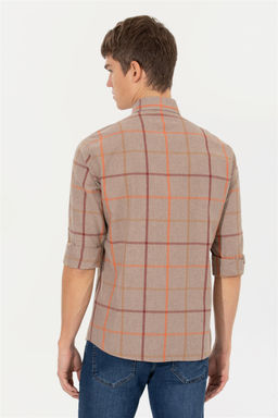 Мужская рубашка с длинным рукавом Stone - U.s. polo assn фото 5