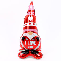 Воздушный шар фольгированный 50" «Сердце», на подставке, под воздух