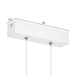 Светильник с ПДУ «Селия» LED 20 Вт 3000-6000К белый 120×100 см