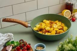 Сковорода индукционная ECO WAY несъемная ручка, 20 см - Нева металл посуда фото 7