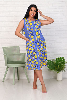 Халат женский на пуговицах (921-2) - Плиона фото 3