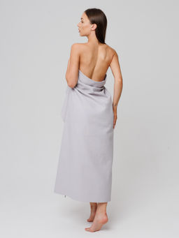 Однотонное вафельное полотенце Ромбы серый ПВ-11 (20) 70х140