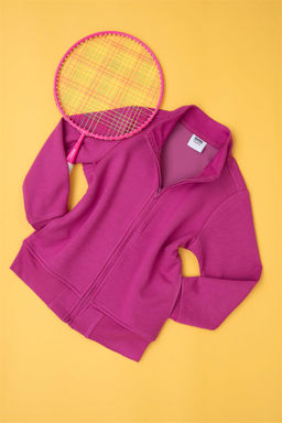 Фиолетовый свитшот для девочки - U.s. polo assn фото 5