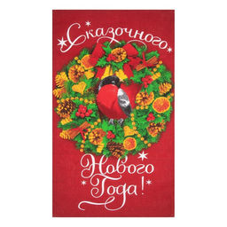 Набор кухонных полотенец Доляна Зимние радости 35х60см-2шт, 100% хлопок  фото 14