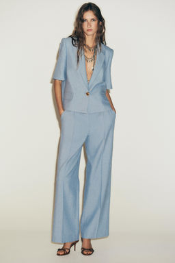 STRAIGHT-LEG TROUSERS WITH DARTS - Zara фото 6