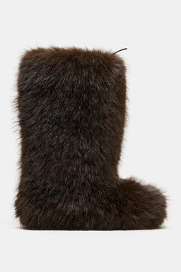 FAUX FUR BOOTS SKI COLLECTION - Zara фото 13